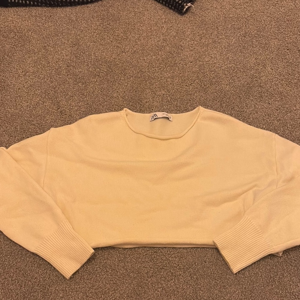 Zara Knit Sweater cropped